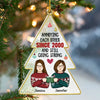 Annoying Each Other &amp; Still Going Strong - Personalized Custom Christmas Tree Shaped Acrylic Christmas Ornament - Gift For Couple, Husband Wife, Anniversary, Engagement, Wedding, Marriage Gift, Christmas Gift