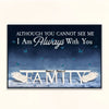 Heaven In Our Home - Personalized Poster/Wrapped Canvas - Memorial Gift For Family Members, Mom, Dad, Siblings