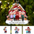 Cartoon Grandma & Grandkids Hugging Gingerbread House Personalized Acrylic Ornament