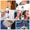 Custom Photo Funny Bride And Groom - Birthday, Anniversary Gift For Spouse, Husband, Wife, Couple - Personalized Cutout Acrylic Keychain