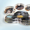 Custom Photo Pet Loss - Memorial Gift For Dog Lover, Cat Mom - Personalized Paw Shaped Acrylic Plaque