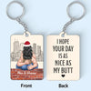 Hope Your Day Nice As My Butt Gift For Couple Personalized Acrylic Keychain