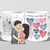 10 Reasons Why I Love You - Couple Personalized Custom Mug - Gift For Husband Wife, Anniversary