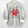 Just A Beautiful Girl Who Loves Pets - Dog &amp; Cat Personalized Custom Unisex Sweatshirt With Design On Sleeve - Gift For Pet Owners, Pet Lovers