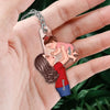 Grandma Mom Lifting Kid Personalized Acrylic Keychain, Mother&#39;s Day Gift