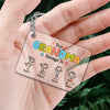 This Grandma Belongs To Drawing Personalized Acrylic Keychain