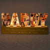 Daddy To Us You Are The World Photo Collage Personalized LED Night Light, Father&#39;s Day Gift For Your Men