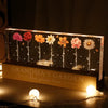 Grandma‘s Garden Birth Month Flower Personalized LED Night Light, Mother&#39;s Day Gift For Grandma Mom