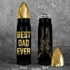 Daddy‘s Team Fist Bump Outline Personalized Bullet Tumbler