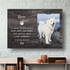Best Friends Come Into Our Lives and Leave Paw Prints on Our Hearts - Personalized Horizontal Poster