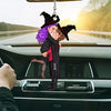 Wickedly Adorable Halloween Couple Kissing and Hugging Personalized Car Ornament
